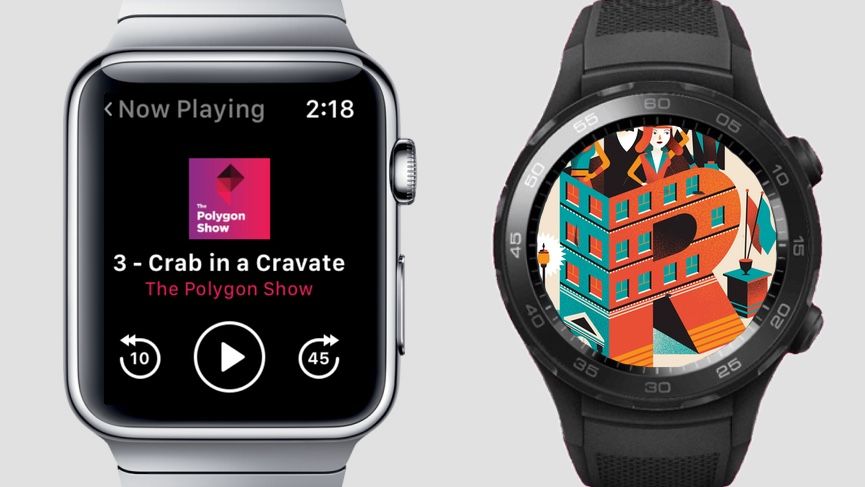 Las mejores aplicaciones de podcasts para Apple Watch y Android Wear